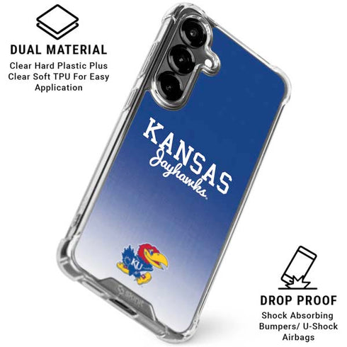 University of Kansas Jayhawks Galaxy S26 Plus Clear Case