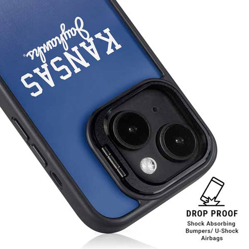 University of Kansas Jayhawks iPhone 14 Plus Kickstand Case