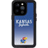 University of Kansas Jayhawks iPhone 15 Pro Waterproof Case