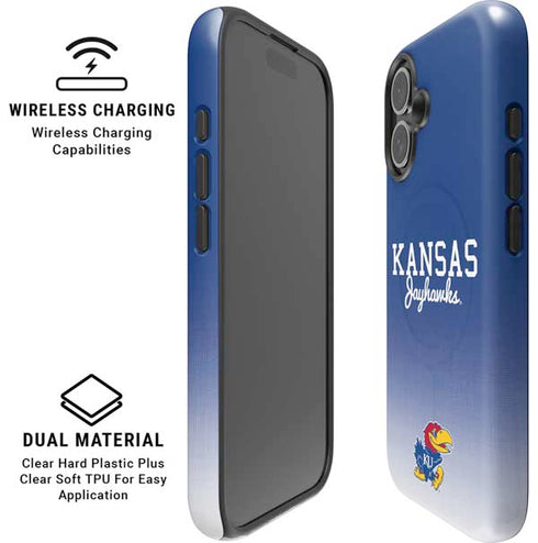 University of Kansas Jayhawks iPhone 16 Magsafe Impact Case