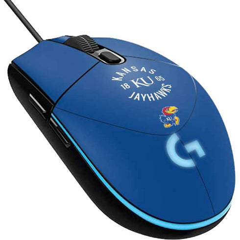 University of Kansas Jayhawks KY 1865 G203 Prodigy RGB Wired Gaming Mouse Skin