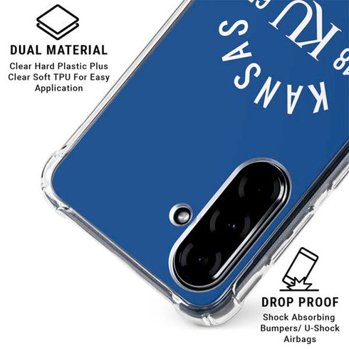 University of Kansas Jayhawks KY 1865 Galaxy A36 5G Clear Case