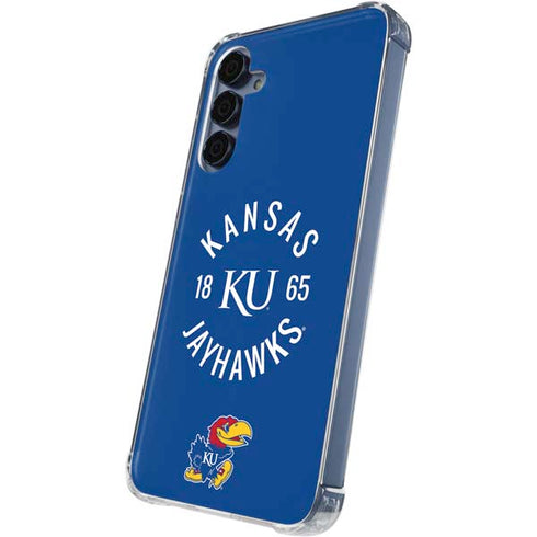 University of Kansas Jayhawks KY 1865 Galaxy A55 5G Clear Case
