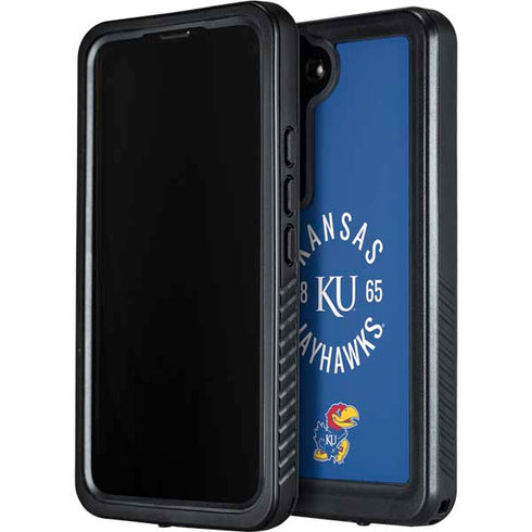 University of Kansas Jayhawks KY 1865 Galaxy S24 Plus Waterproof Case