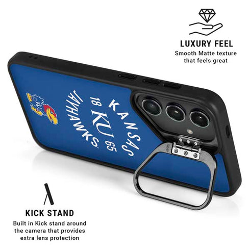 University of Kansas Jayhawks KY 1865 Galaxy S25 Ultra Kickstand Case