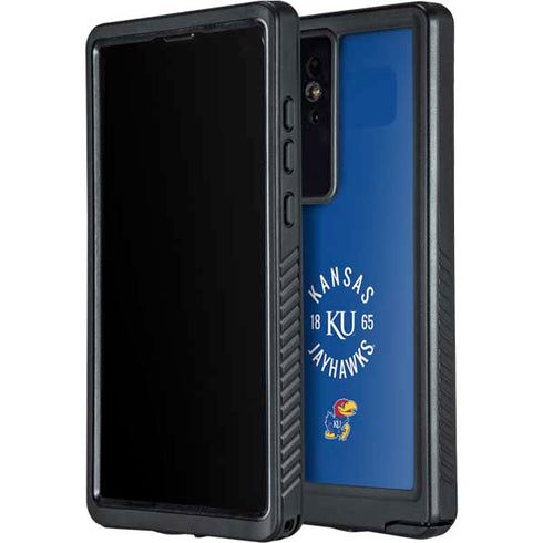 University of Kansas Jayhawks KY 1865 Galaxy S24 Ultra Waterproof Case