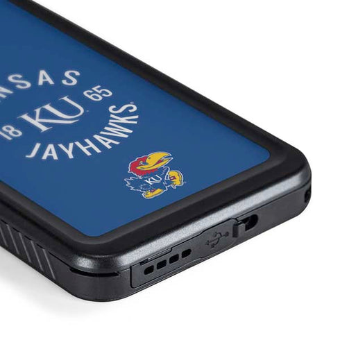 University of Kansas Jayhawks KY 1865 Galaxy S24 Waterproof Case