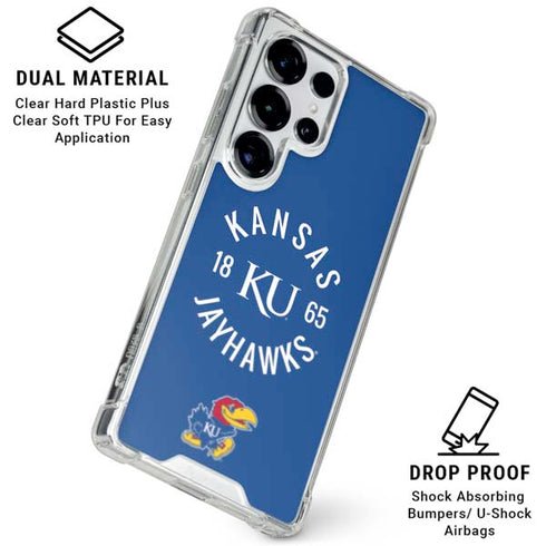 University of Kansas Jayhawks KY 1865 Galaxy S25 Ultra Clear Case