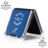University of Kansas Jayhawks KY 1865 Galaxy Z Flip6 Clear Case