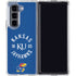 University of Kansas Jayhawks KY 1865 Galaxy Z Fold5 5G Clear Case