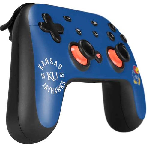 University of Kansas Jayhawks KY 1865 Google Stadia Controller Skin