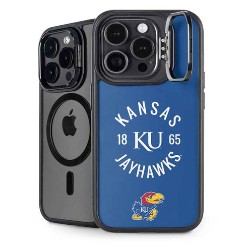 University of Kansas Jayhawks KY 1865 iPhone 15 Pro Kickstand Case