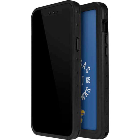 University of Kansas Jayhawks KY 1865 iPhone 15 Pro Waterproof Case