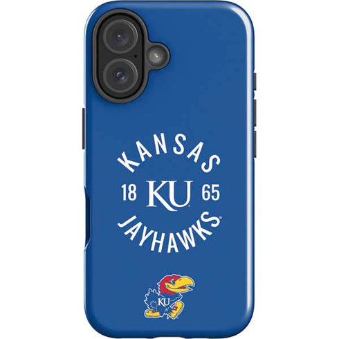 University of Kansas Jayhawks KY 1865 iPhone 16 Impact Case