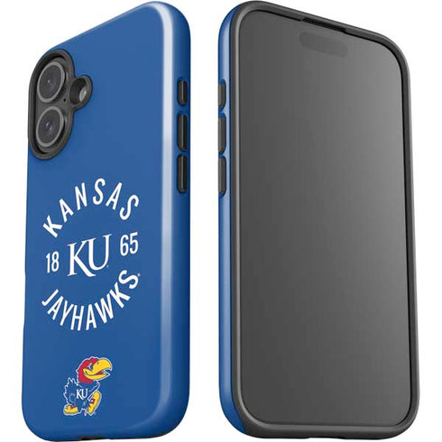 University of Kansas Jayhawks KY 1865 iPhone 16 Impact Case