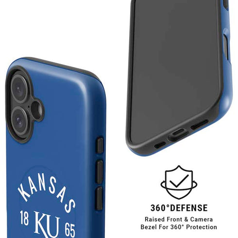 University of Kansas Jayhawks KY 1865 iPhone 16 Magsafe Impact Case