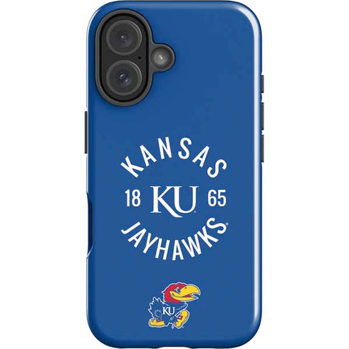 University of Kansas Jayhawks KY 1865 iPhone 16 Plus Impact Case