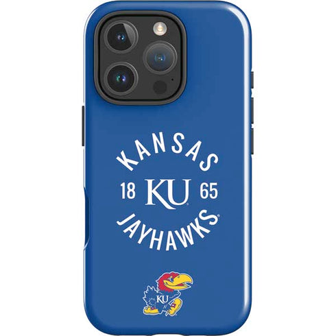 University of Kansas Jayhawks KY 1865 iPhone 16 Pro Impact Case