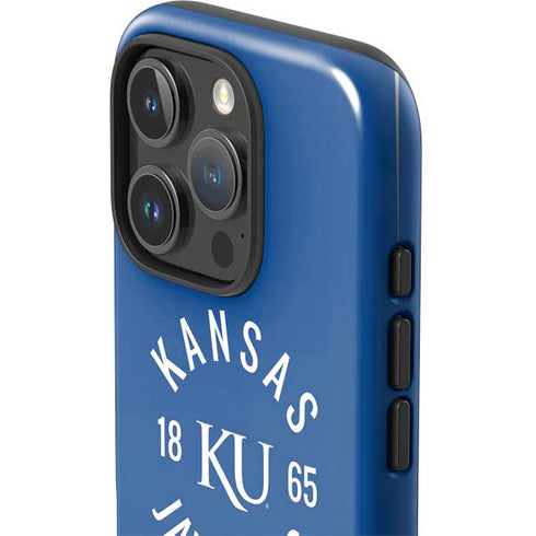University of Kansas Jayhawks KY 1865 iPhone 16 Pro Impact Case