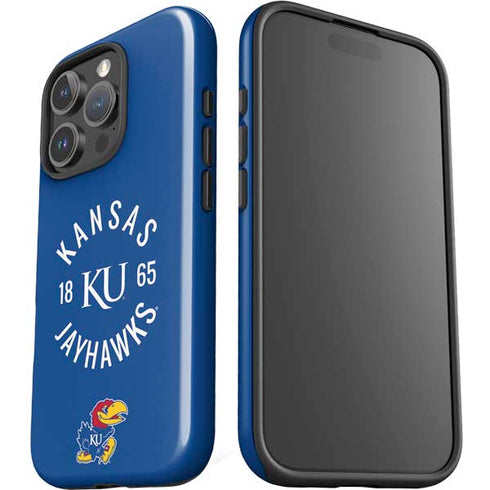 University of Kansas Jayhawks KY 1865 iPhone 16 Pro Impact Case