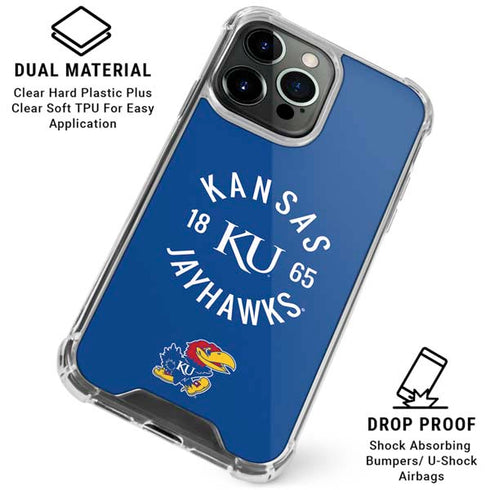 University of Kansas Jayhawks KY 1865 iPhone 16 Pro Max Clear Case