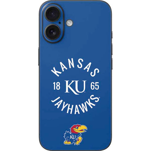 University of Kansas Jayhawks KY 1865 iPhone 16 Skin