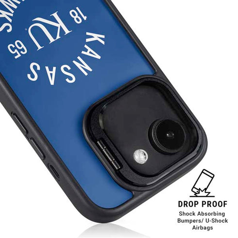 University of Kansas Jayhawks KY 1865 iPhone 16e Kickstand Case