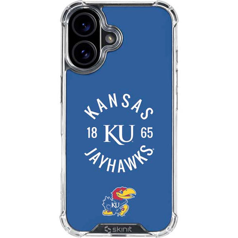University of Kansas Jayhawks KY 1865 iPhone 17 Clear Case