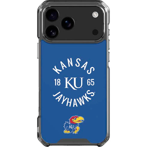 University of Kansas Jayhawks KY 1865 iPhone 18 Pro Max Clear Case