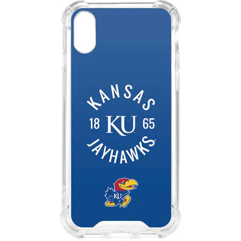 University of Kansas Jayhawks KY 1865 iPhone XS Clear Case