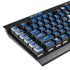 University of Kansas Jayhawks KY 1865 K95 RGB PLATINUM Mechanical Gaming Keyboard Skin