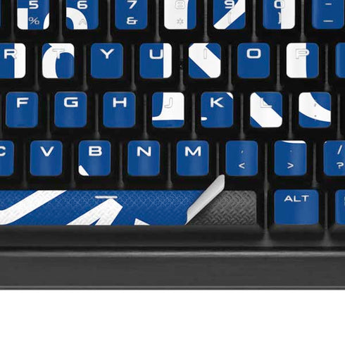 University of Kansas Jayhawks KY 1865 K95 RGB PLATINUM Mechanical Gaming Keyboard Skin