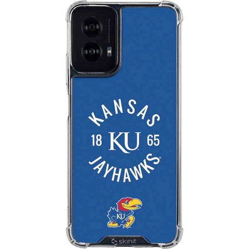 University of Kansas Jayhawks KY 1865 Moto G Power 5G (2024) Clear Case