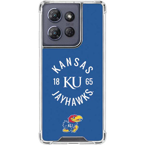 University of Kansas Jayhawks KY 1865 Moto G Power 5G (2025) Clear Case
