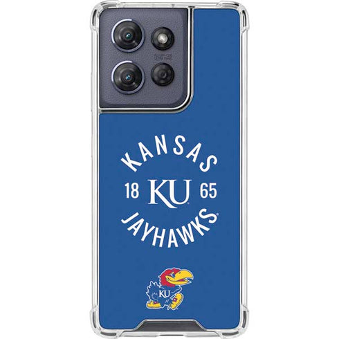 University of Kansas Jayhawks KY 1865 Moto G Stylus 5G (2025) Clear Case