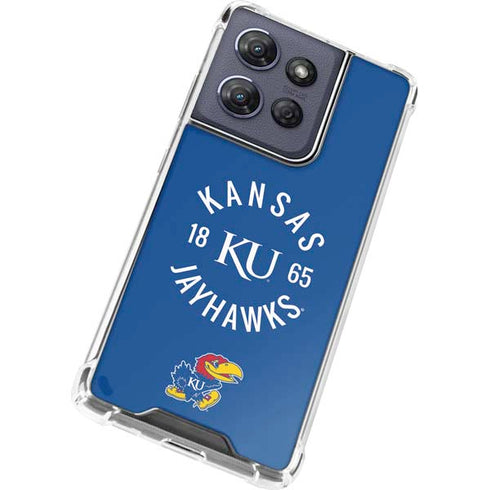 University of Kansas Jayhawks KY 1865 Moto G Stylus 5G (2025) Clear Case