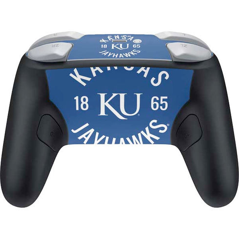 University of Kansas Jayhawks KY 1865 Nintendo Switch 2 (2025) Pro Controller Skin