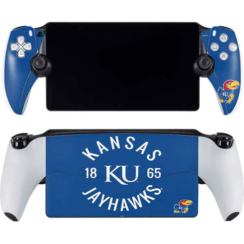 University of Kansas Jayhawks KY 1865 PlayStation Portal Remote Player Skin