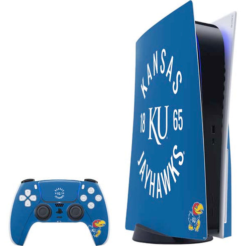 University of Kansas Jayhawks KY 1865 PlayStation PS5 Skins
