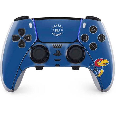 University of Kansas Jayhawks KY 1865 PS5 DualSense Edge Pro Controller Skin