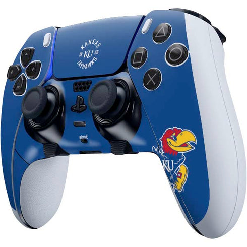 University of Kansas Jayhawks KY 1865 PS5 DualSense Edge Pro Controller Skin