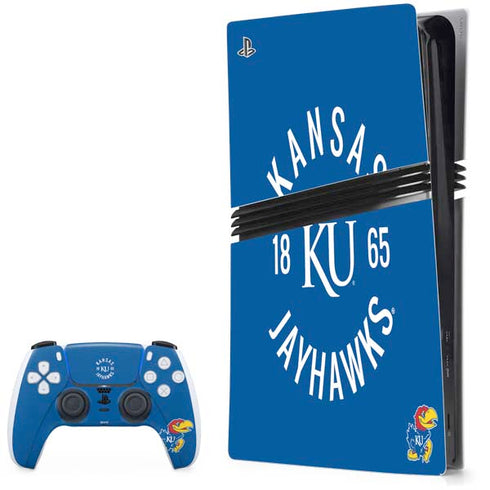 University of Kansas Jayhawks KY 1865 PlayStation PS5 Skins