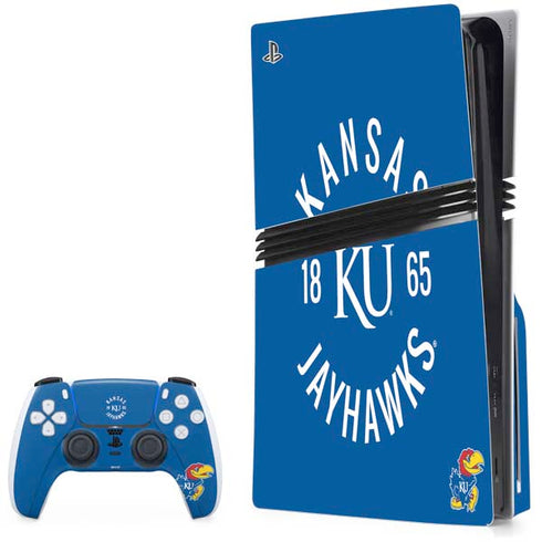 University of Kansas Jayhawks KY 1865 PlayStation PS5 Skins
