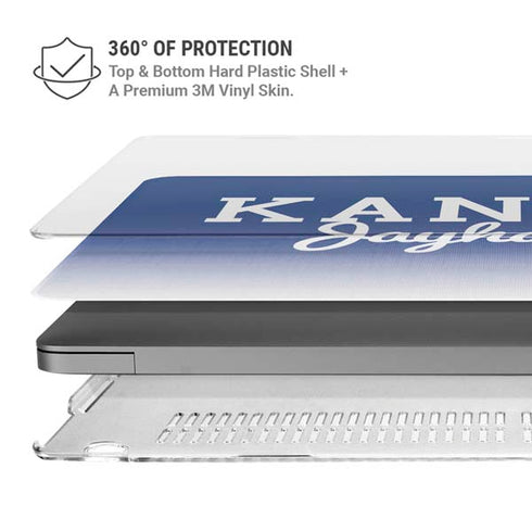 University of Kansas Jayhawks MacBook Pro 14in (2021-24) Case plus Skin
