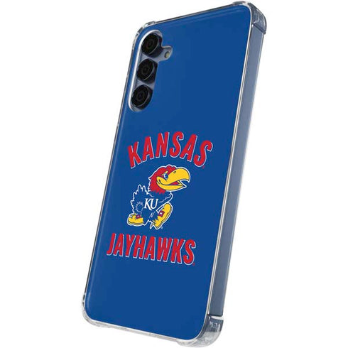University of Kansas Jayhawks Mascot Galaxy A35 5G Clear Case