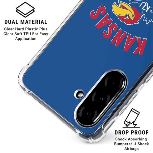 University of Kansas Jayhawks Mascot Galaxy A36 5G Clear Case