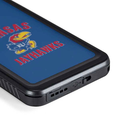 University of Kansas Jayhawks Mascot Galaxy S24 Plus Waterproof Case