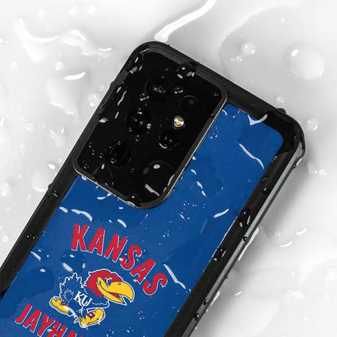 University of Kansas Jayhawks Mascot Galaxy S24 Ultra Waterproof Case