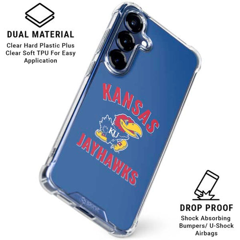 University of Kansas Jayhawks Mascot Galaxy S25 Clear Case