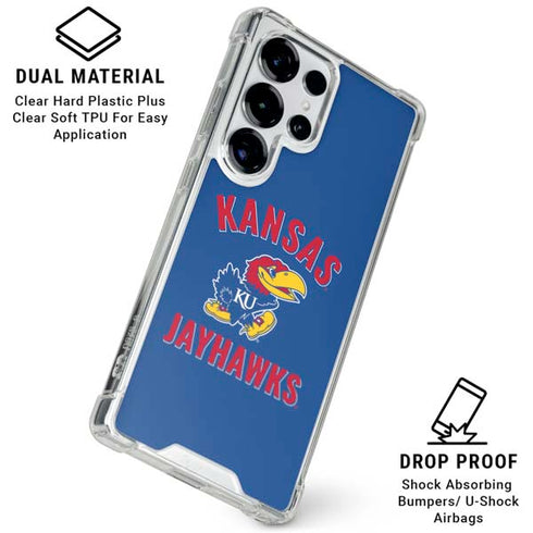 University of Kansas Jayhawks Mascot Galaxy S25 Ultra Clear Case